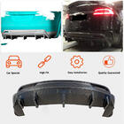 Tesla Model X 2015- гг. Диффузор заднего бампера Карбон V3 (2016-2020) фото 2