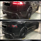 Tesla Model X 2015- гг. Диффузор заднего бампера Карбон V3 (2016-2020) фото 5