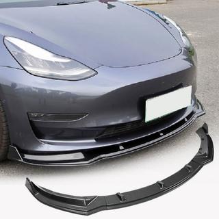 Передний бампер Лип ABS V8 (2017-2019) Tesla Model 3 2017- гг. фото 1