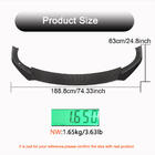 Tesla Model S 2012– гг. Передний бампер Лип Карбон V3 (2021-2023) фото 4