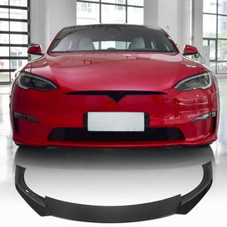 Передний бампер Лип Карбон V3 (2021-2023) Tesla Model S 2012– гг. фото 1