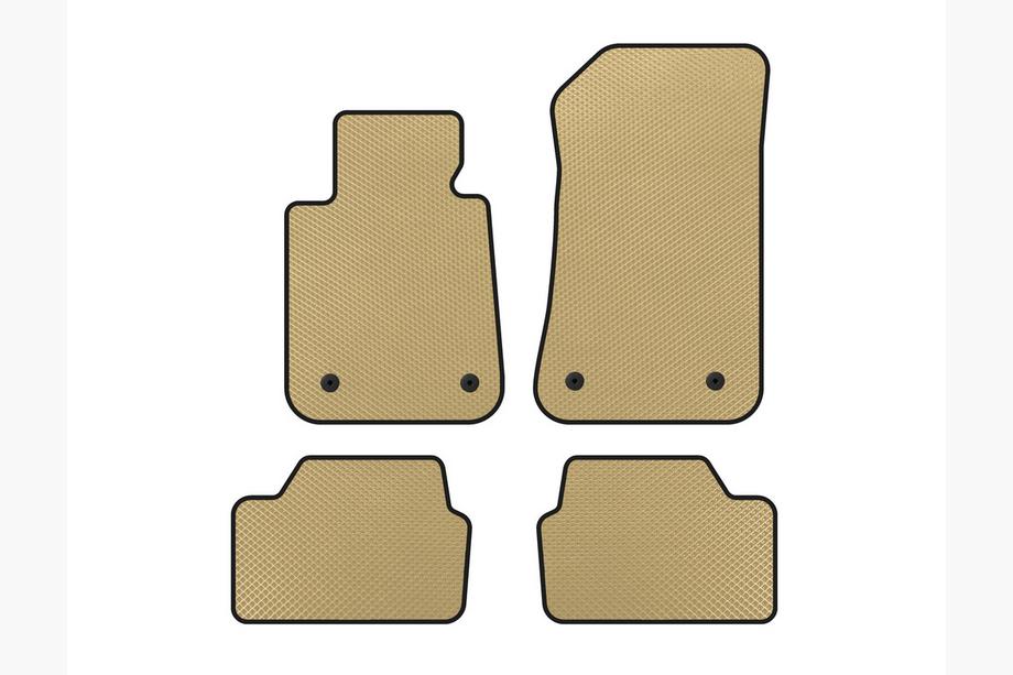 BMW 1 серия E81/E82/E87/E88 2004-2011 гг. Коврики EVA (Бежевые) Image