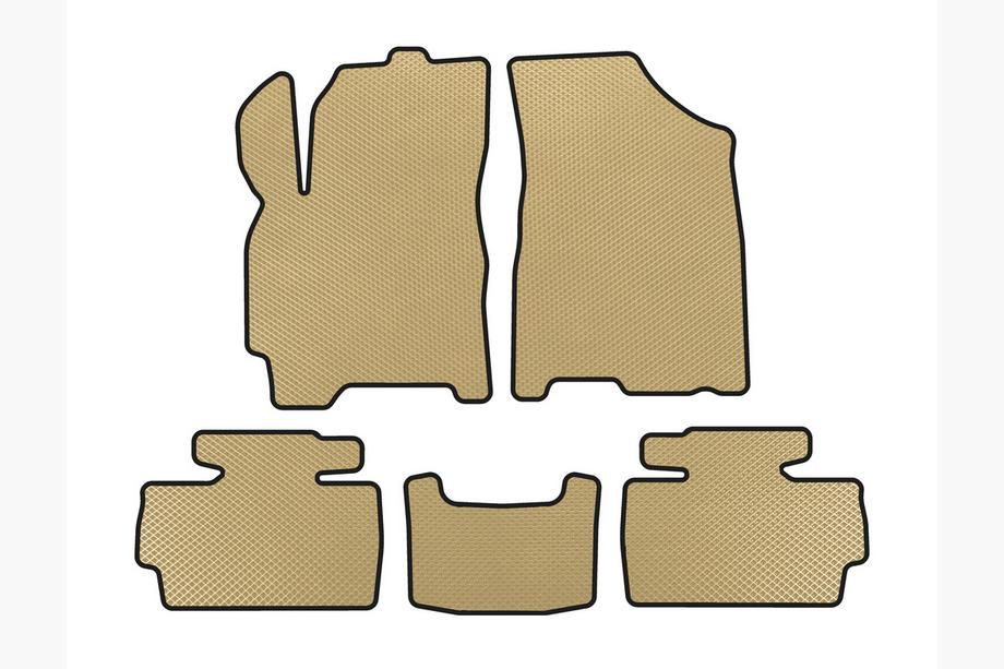Chery Tiggo 2 2014- гг. Коврики EVA (Бежевые) Image