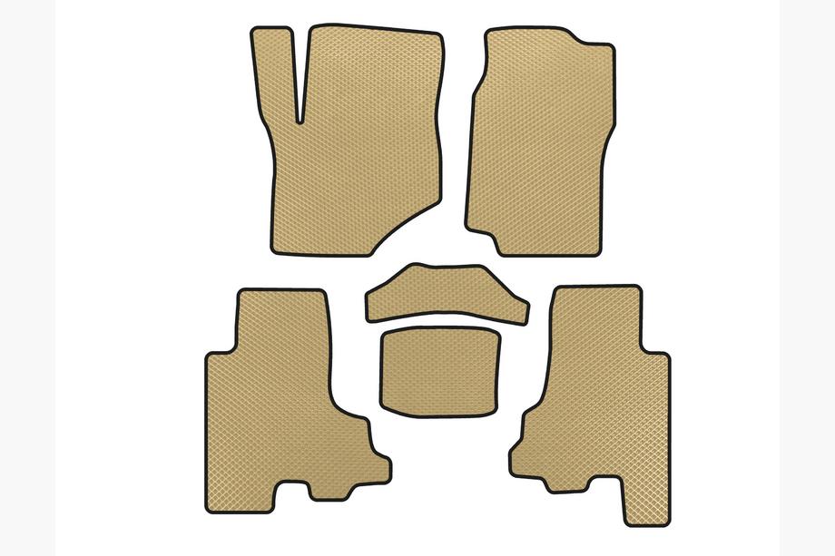 Chevrolet Trailblazer 2002-2012 гг. Коврики EVA (Бежевые) Image