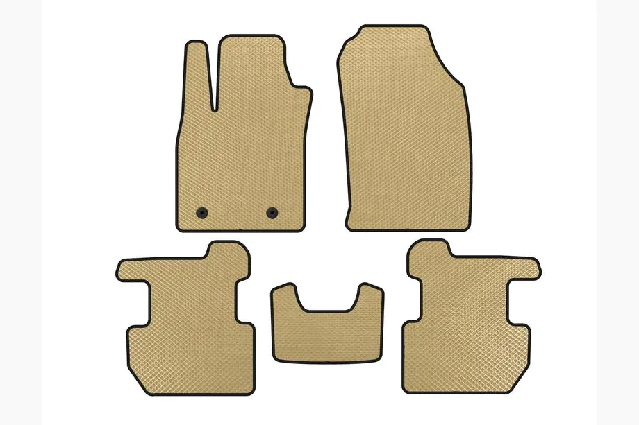 Ford Ecosport 2013-2022 гг. Коврики EVA (2018-2022, Бежевые) Фото 1