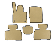 Ford Explorer 2019- гг. Коврики EVA (2 ряда, 7-местный, Бежевые) фото 1