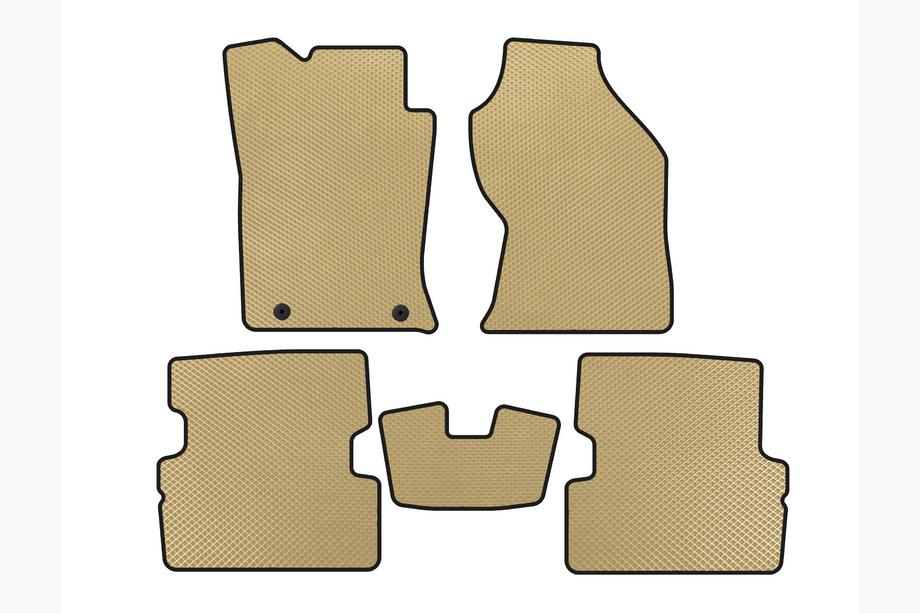 Ford Focus I 1998-2005 гг. Коврики EVA (2001-2005, SW, Бежевые) Image