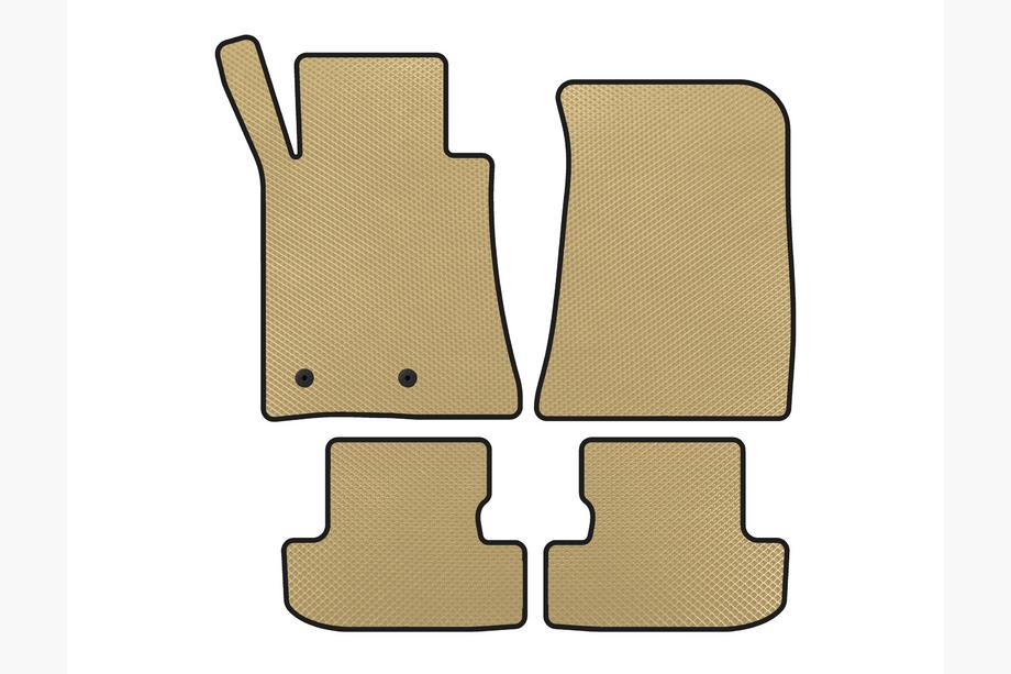 Ford Mustang 2015-2023 гг. Коврики EVA (Купе, Бежевые) Image