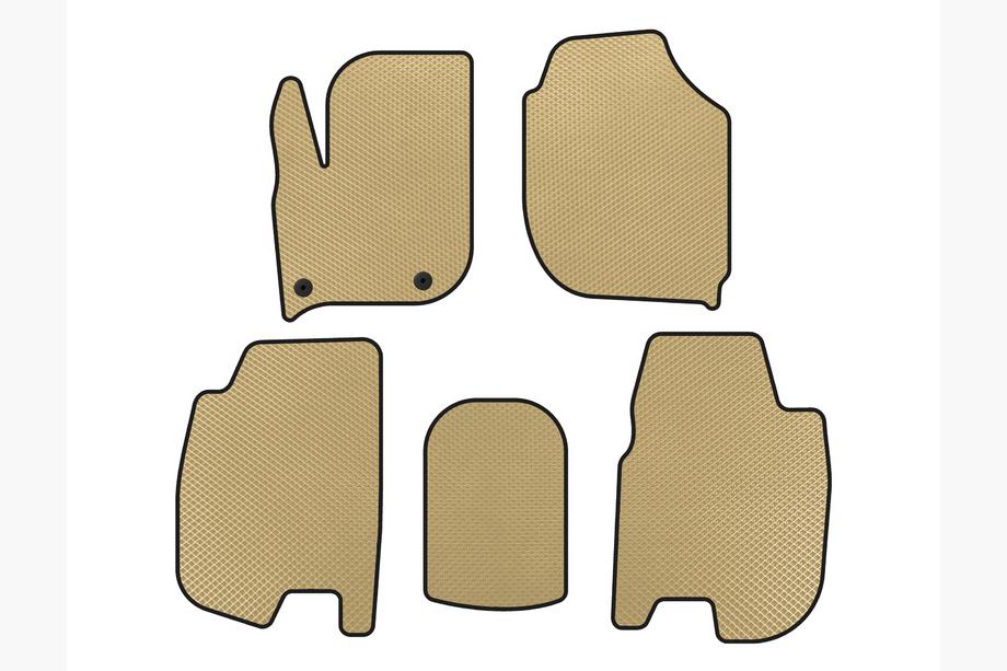 Honda FIT/Jazz 2014- гг. Коврики EVA (HB, Бежевые) Image