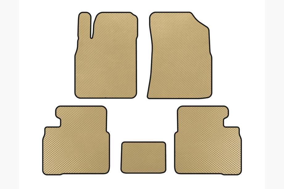 Kia Magentis 2000-2005 гг. Коврики EVA (Бежевые) Image