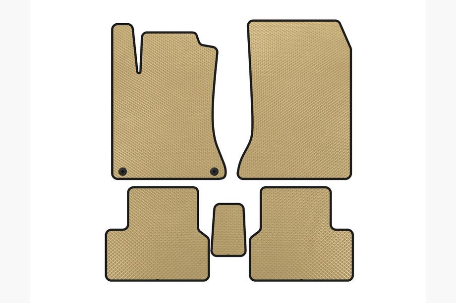 Mercedes B-class W246 2011-2018 гг. Коврики EVA (2011-2014, Бежевые) Image