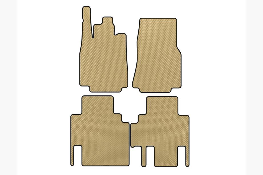 Mercedes Vaneo W414 2001-2005 гг. Коврики EVA (Бежевые) Image