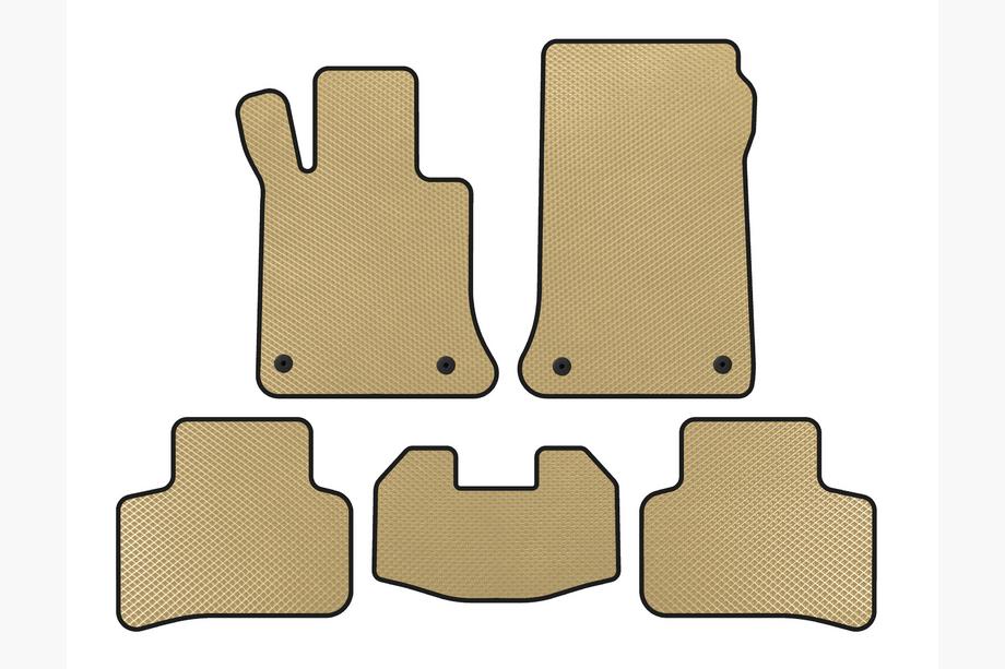 Mercedes GLK сlass X204 2008-2015 гг. Коврики EVA (Бежевые) Image