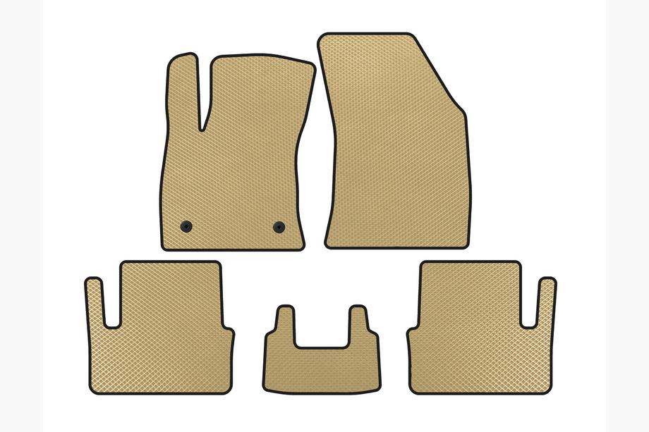 Renault Megane IV 2016-2025 гг. Коврики EVA (HB, Бежевые) Image