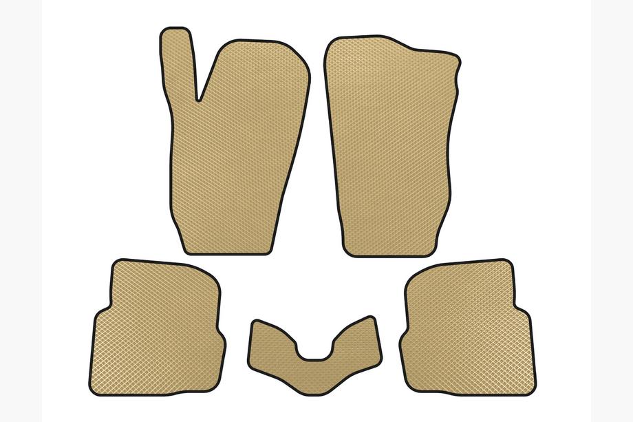 Seat Cordoba 2000-2009 гг. Коврики EVA (SD, Бежевые) Image