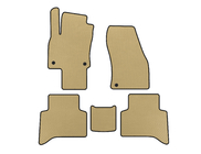 Volkswagen Touran 2015- гг. Коврики EVA (5-местный, Бежевые) фото 1