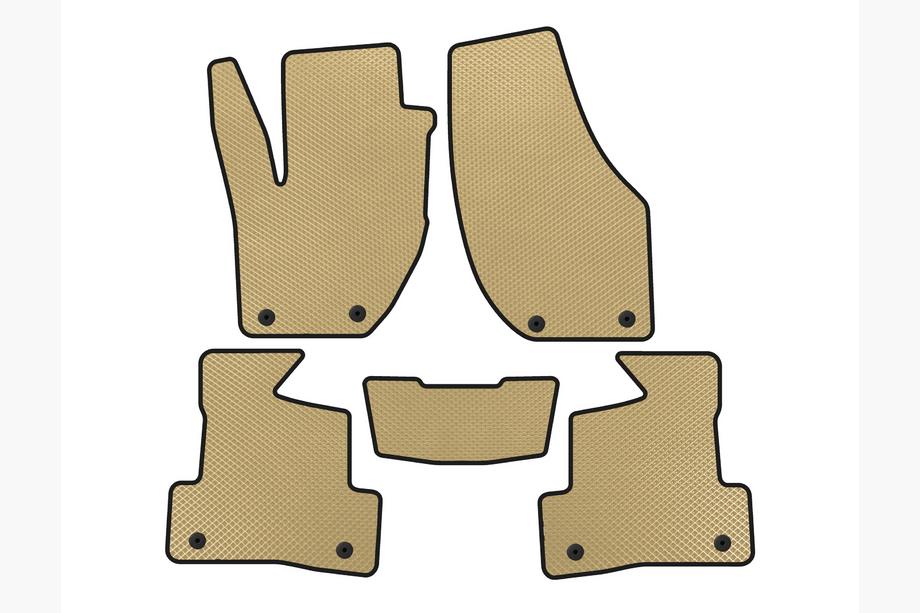 Volvo V40 2012- гг. Коврики EVA (2016+, HB, Бежевые) Image