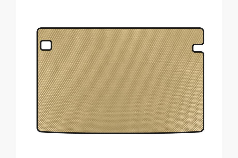 Citroen Berlingo/Multispace 2018- гг. Коврик в багажник EVA (Короткий, 5-местный, Бежевый) Image