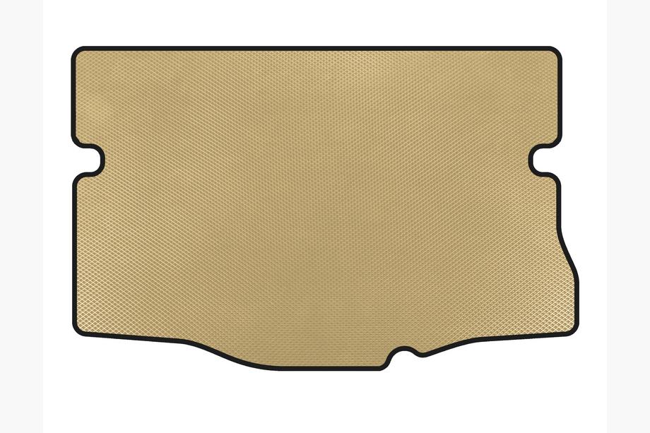 Honda FIT/Jazz 2014- гг. Коврик в багажник EVA (HB, Гибрид, Бежевый) Image