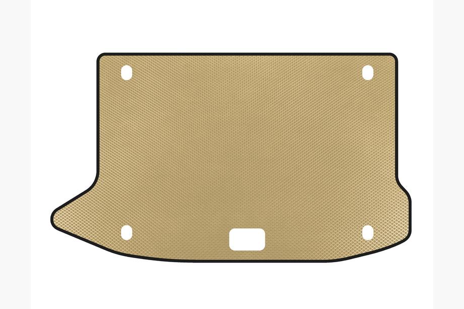 Hyundai Kona 2017-2023 гг. Коврик в багажник EVA V2 (Бежевый) Image