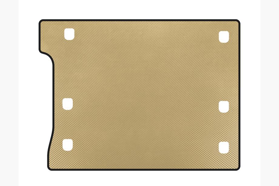 Jeep Wrangler 2018- гг. Коврик в багажник EVA (Rubicon Unlimited/5-дверный, Бежевый) Image