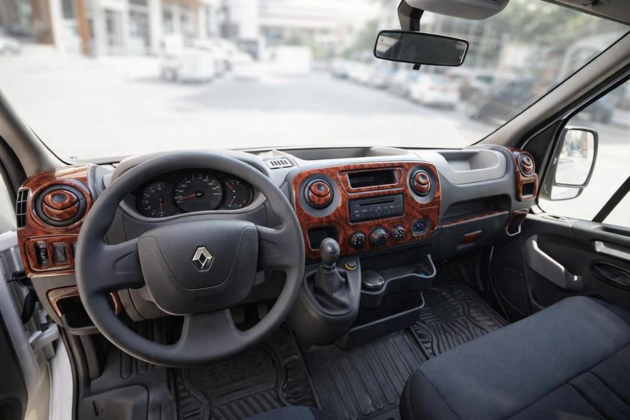 Renault Master 2011-2023 гг. Накладки на панель приборов (малый комплект) Image
