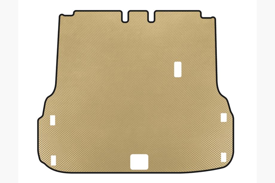Nissan Pathfinder R52 2012-2021 гг. Коврик в багажник EVA (Бежевый) Image
