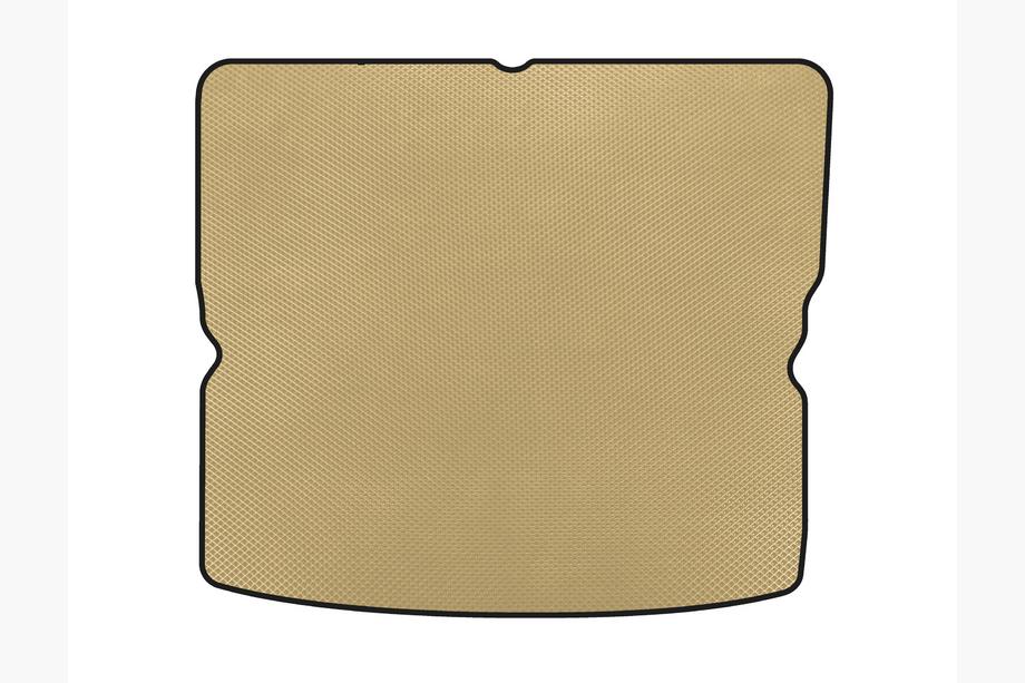 Opel Zafira B 2005-2011 гг. Коврик в багажник EVA (с заходом на 3 ряд, Бежевый) Image