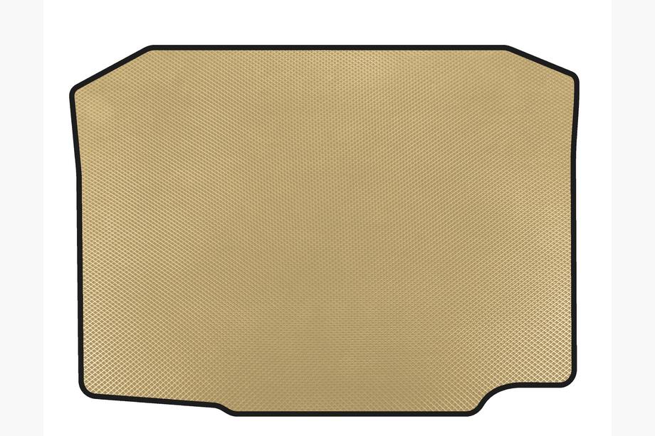 Seat Ibiza 2010-2017 гг. Коврик в багажник EVA (2010-2012, HB, 5-дверный, Бежевый) Image