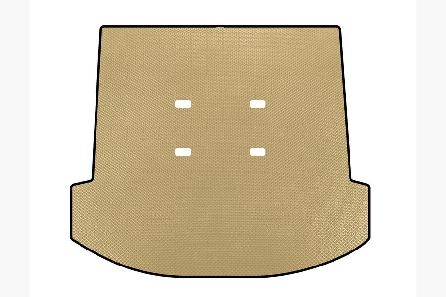 Toyota Fortuner 2006-2015 гг. Коврик в багажник EVA (Бежевый) Image
