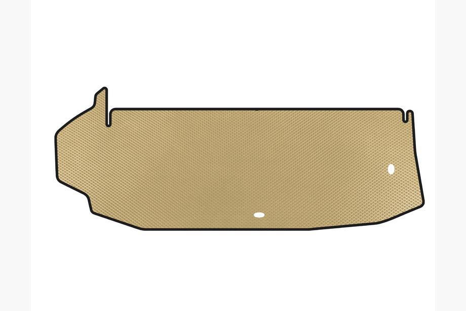 Toyota Highlander 2019- гг. Коврик в багажник EVA (до 3 ряда, без сабвуфера, 7-местный, Бежевый) Image