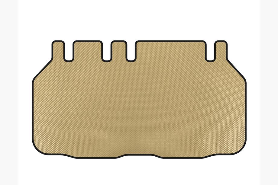 Toyota Previa 2006-2019 гг. Коврик в багажник EVA (6-местный, Бежевый) Image