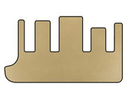 Chrysler Voyager 2001-2007 гг. Коврик багажника EVA (для Grand Voyager, Бежевый) фото 3