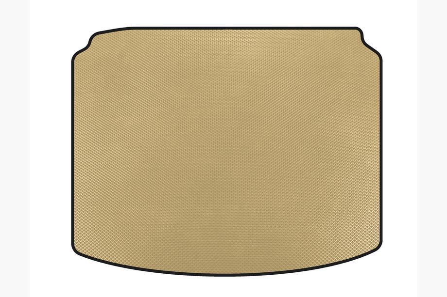 Citroen C-4 2004-2010 гг. Коврик в багажник EVA (HB, 5-дверный, Рестайлинг, Бежевый) Image