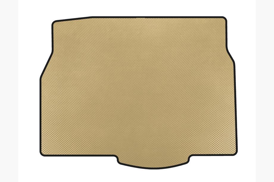 Opel Astra H 2004-2013 гг. Коврик в багажник (2007-2013, HB, 5-дверный, Бежевый) Image
