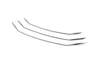 Накладки на решетку радиатора (3 шт, нержавейка) фото 3 Накладки на решетку радиатора (3 шт, нержавейка) фото 3