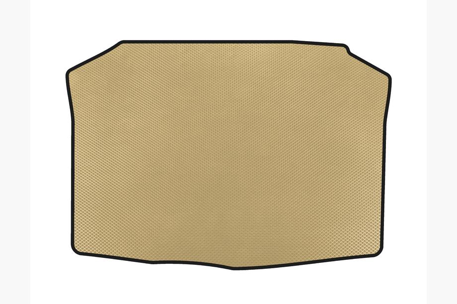 Skoda Fabia 2000-2007 гг. Коврик в багажник EVA (HB, Бежевый) Image