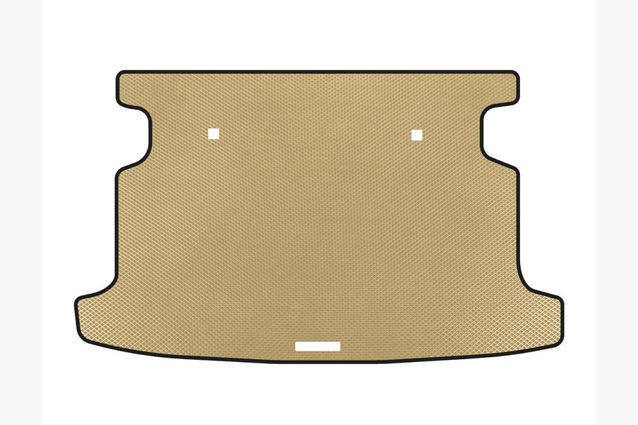 Toyota Corolla 2002-2007 гг. Коврик в багажник EVA (HB, Бежевый) Image
