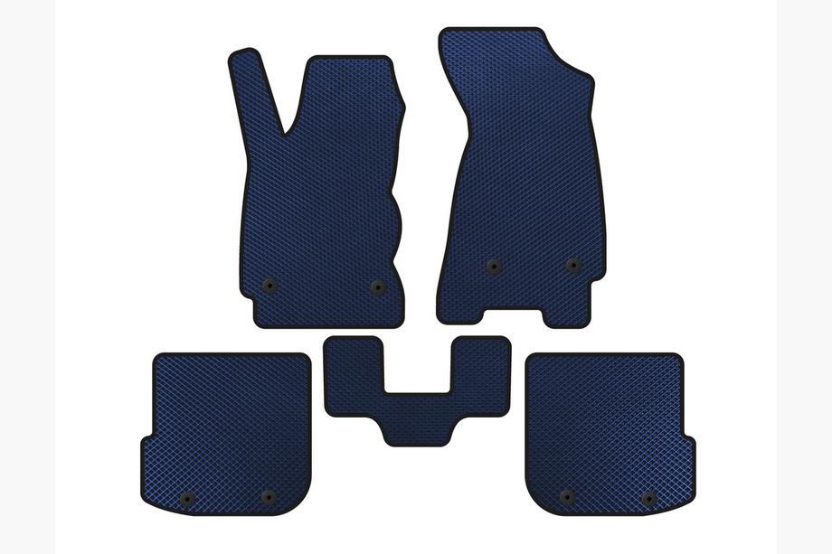 Audi A4 B5 1994-2001 гг. Коврики EVA (Avant, Синий) Image