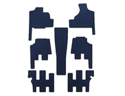 Chrysler Voyager 2001-2007 гг. Коврики EVA (для Grand Voyager, АКПП, Синий) фото 3