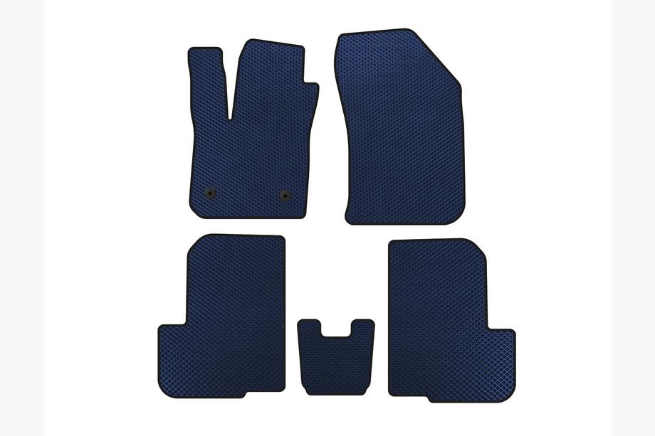 Коврики EVA (2 ряда, 7-местный, Синий) Image