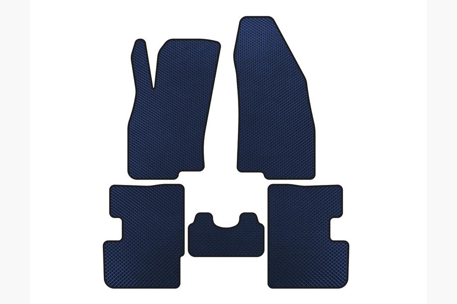 Fiat Punto Grande/EVO 2006-2018 гг. Коврики EVA (2011-2018, HB, 3-дверный, Синий) Image