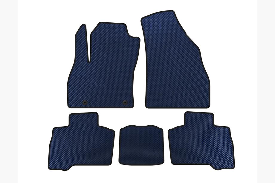 Fiat Fiorino/Qubo 2008-2024 гг. Коврики EVA (для Qubo, 2016+, Синие) Image