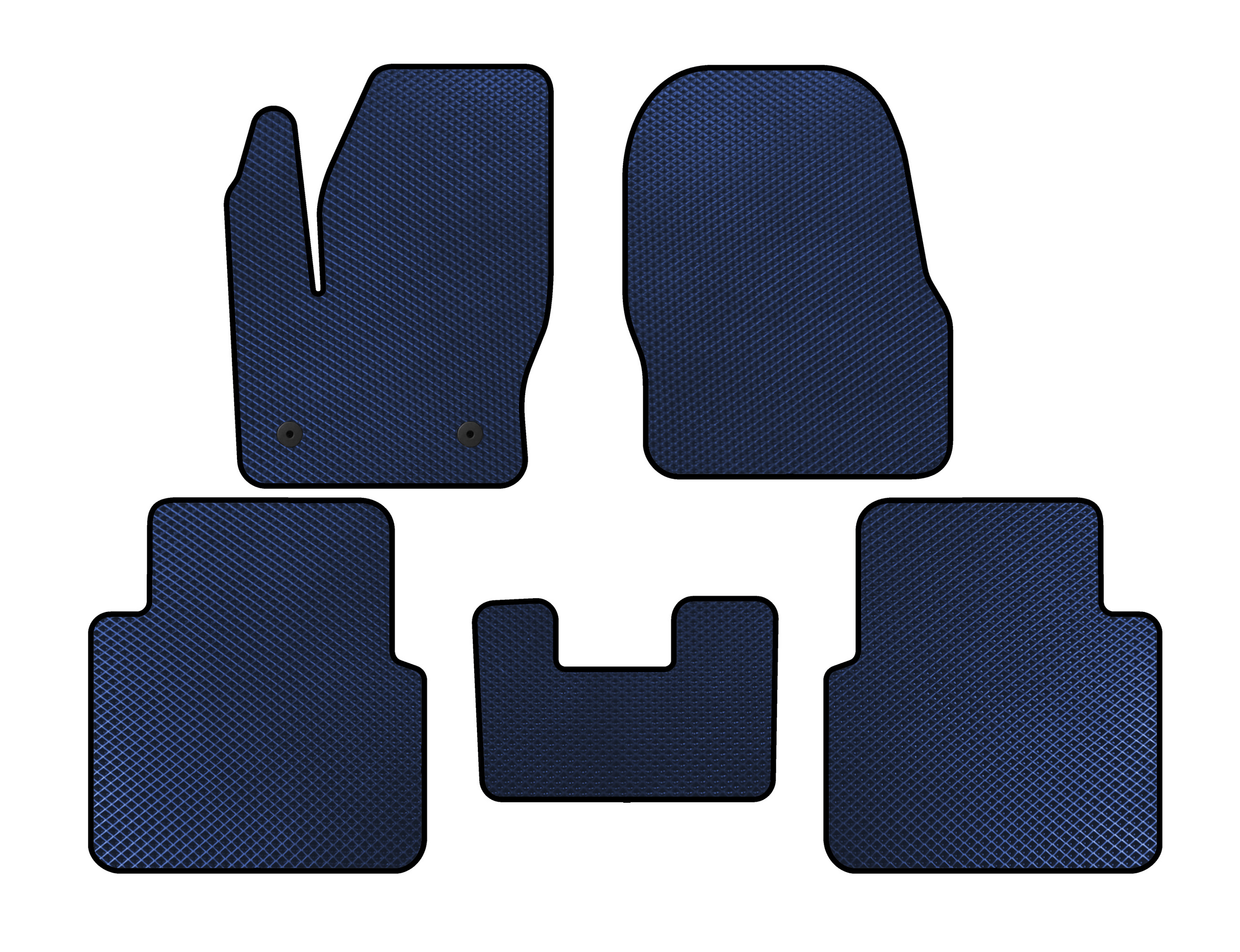 Килимки EVA (Синій) для Ford Connect 2014-2021 рр