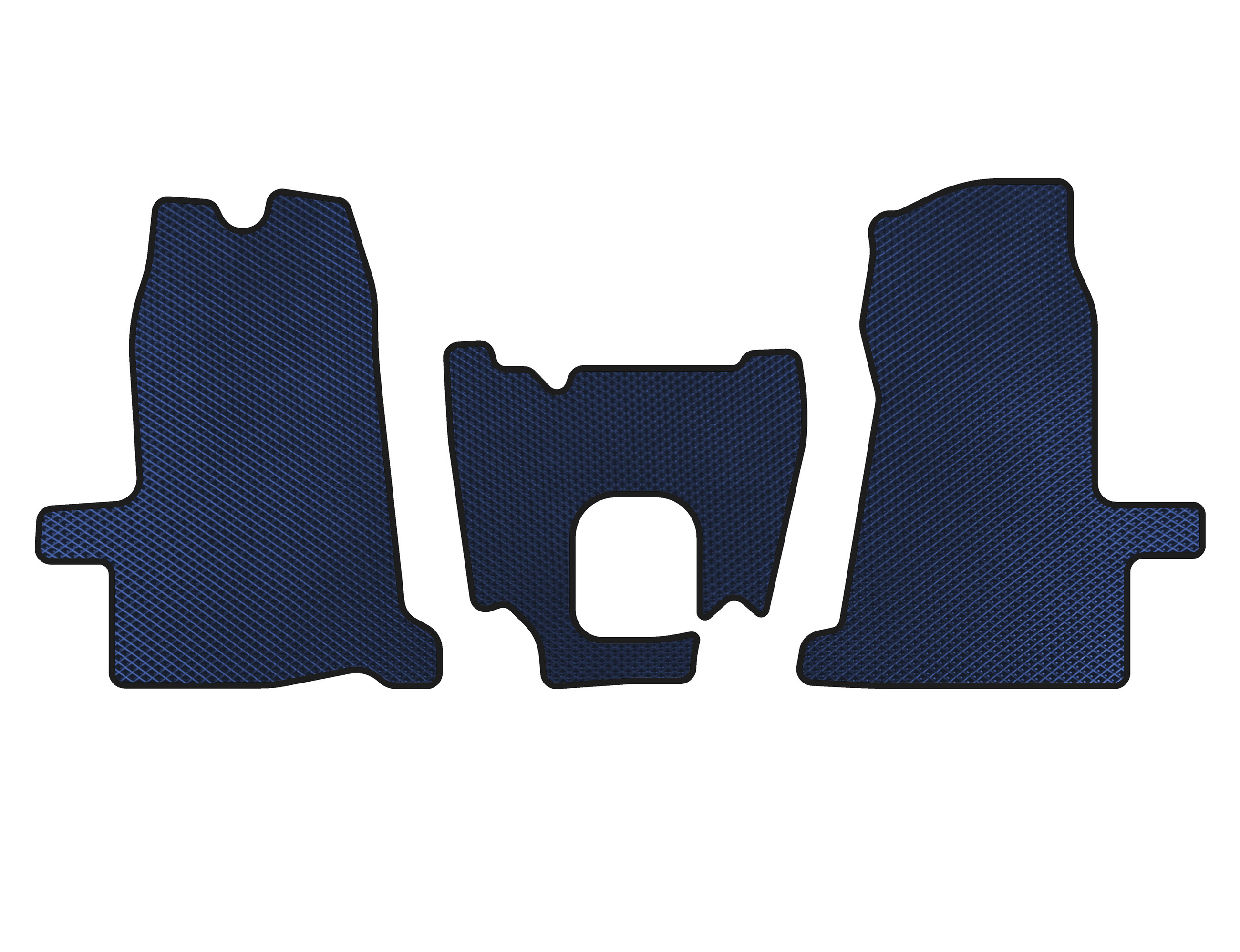 Килимки EVA (2000-2006, 1-20261, МКПП, Синій) для Ford Transit рр