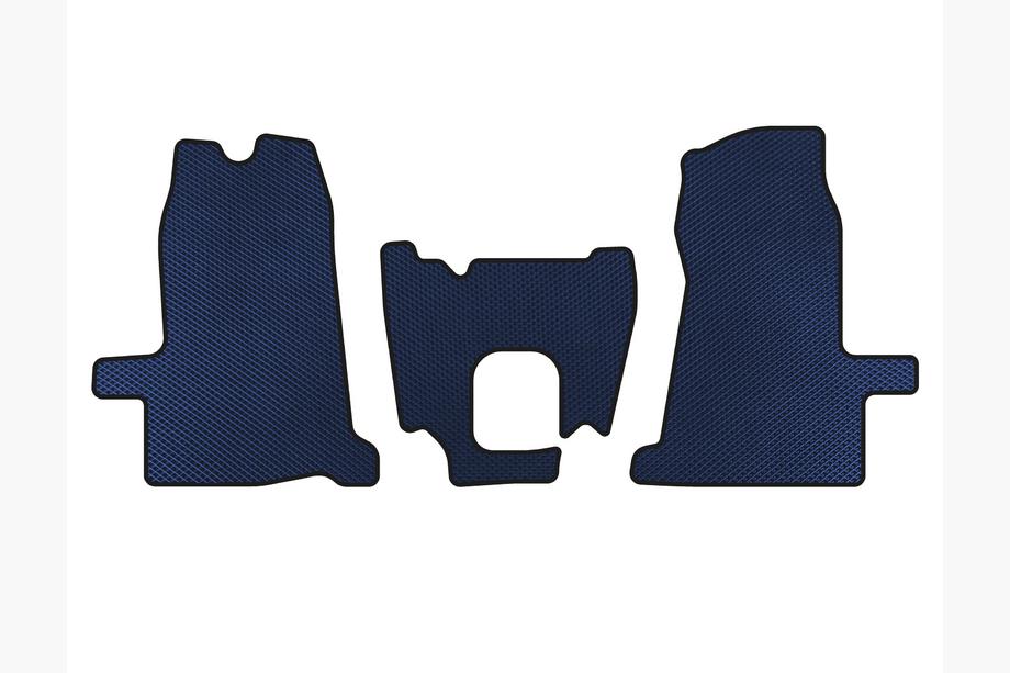 Ford Transit 2000–2014 гг. Коврики EVA (2000-2006, 1+1, МКПП, Синий) Image