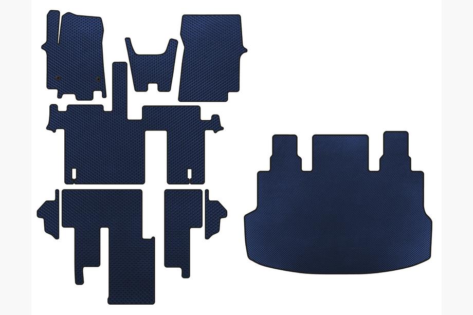 Коврики EVA (полный салон, 1+1, 5/9-местный, Синий) Image Коврики EVA (полный салон, 1+1, 5/9-местный, Синий) Image