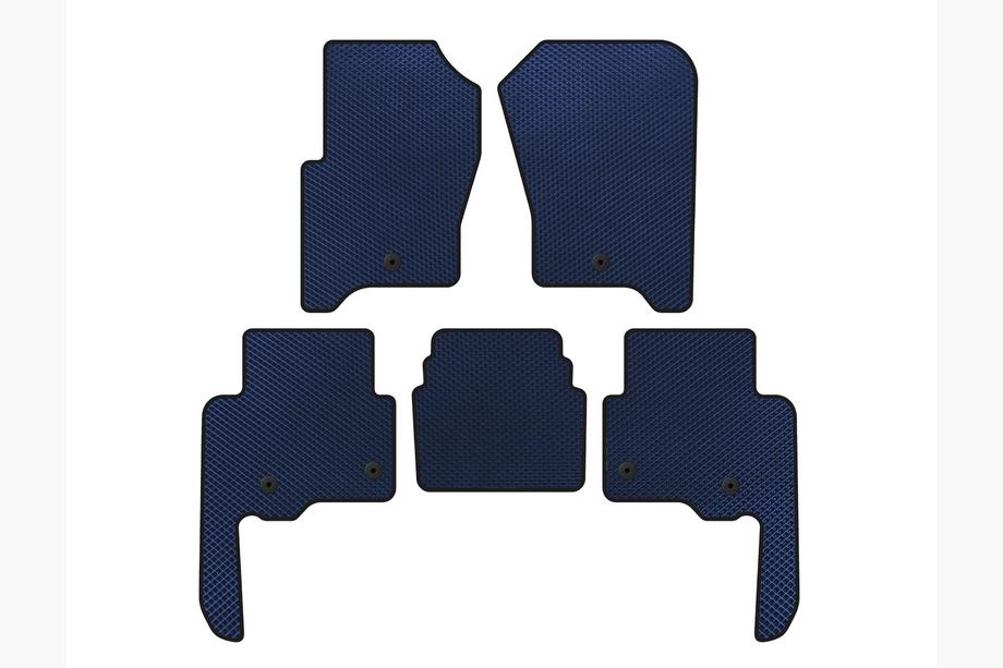 Land Rover Discovery IV 2009-2017 гг. Коврики EVA V2 (Синие) Image