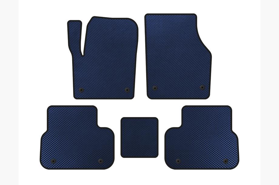 Land Rover Discovery Sport 2014- гг. Коврики EVA (2014-2019, 2 ряда, Синие) Image