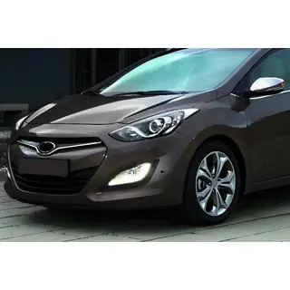 Накладка на решетку STYLE нержавейка Hyundai I-30 2012-2017 гг. фото 1